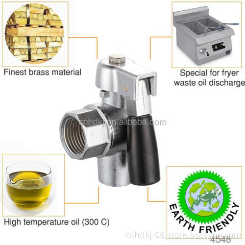 Big Pot Switch Soup Brass Drain Valve